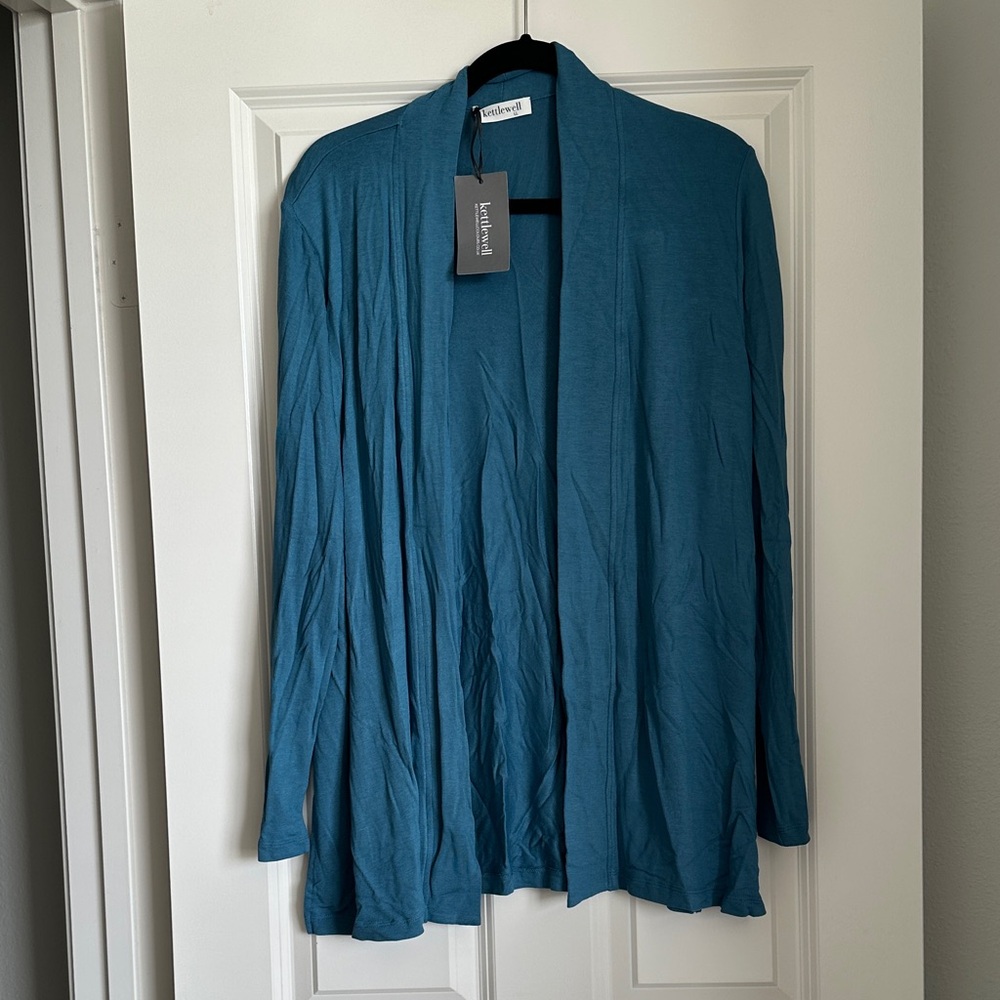 Teal Lightweight Cardigan